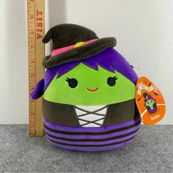 Squishmallows Roslyn 9” Halloween Witch Plush Stuffed Animal New With Tag - Picture 9 of 10